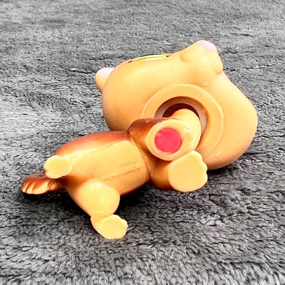 LPS Littlest Pet Shop Ferret Portable Pets 2006 #209 Brown Tan Green Eyes - Picture 5 of 6
